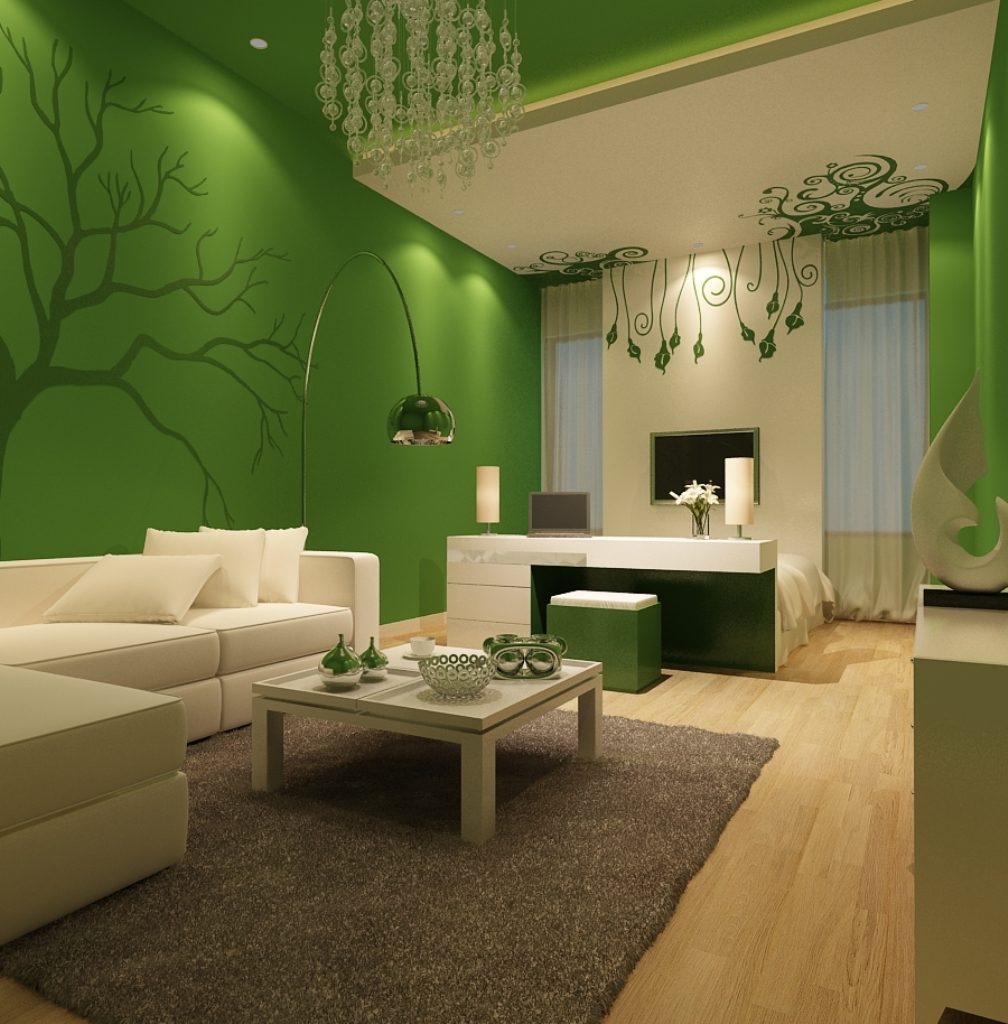 Дизайн Квартиры Зеленый Цвет