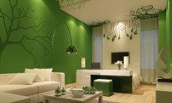 Как правильно дозировать зеленый цвет в интерьере квартиры