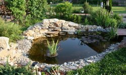 Как сделать искусственный водоем в саду